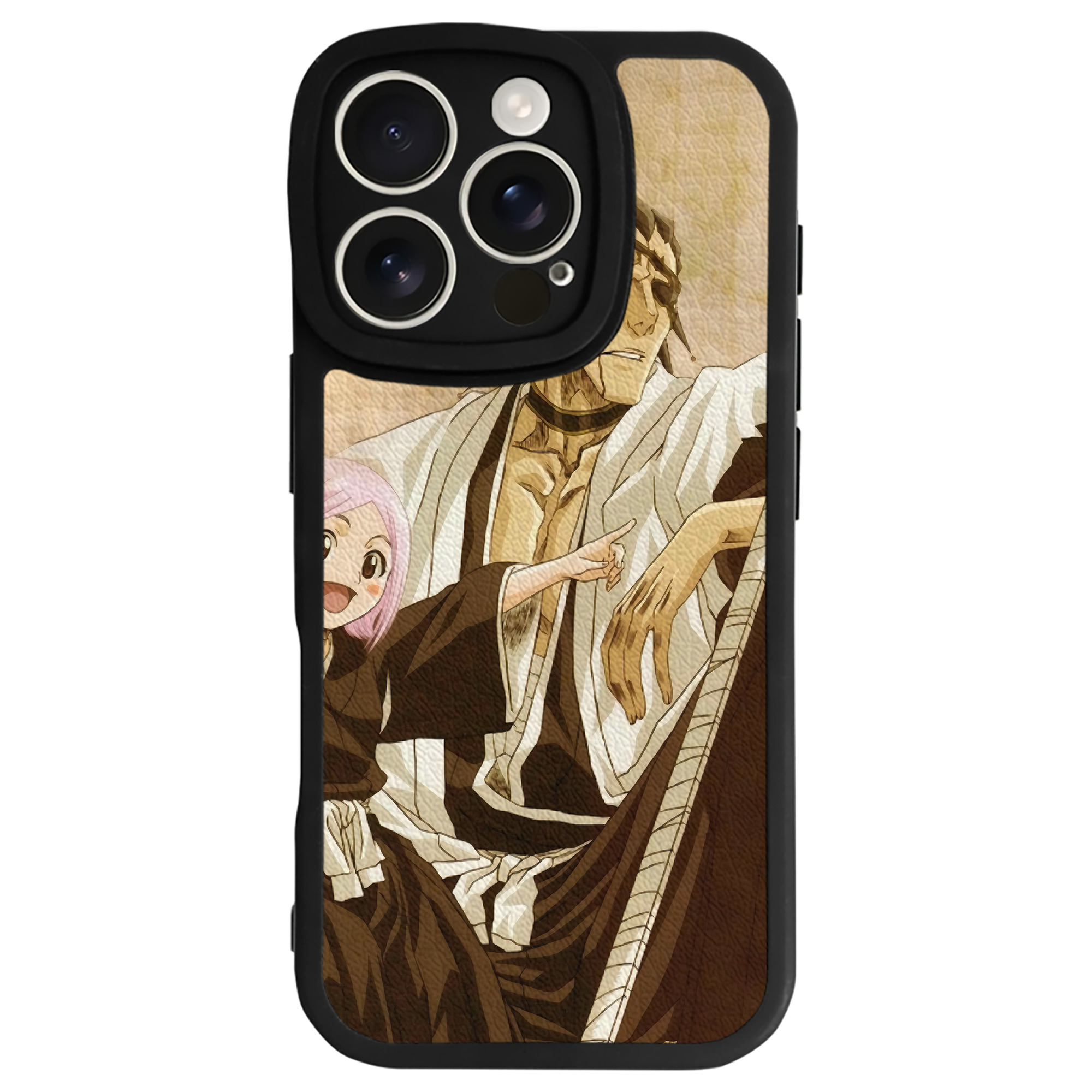 （画像用） ブリーチ BLEACH 【iPhone 16シリーズ対応】シリコンスマホケース（レザー調） 材質：シリコン